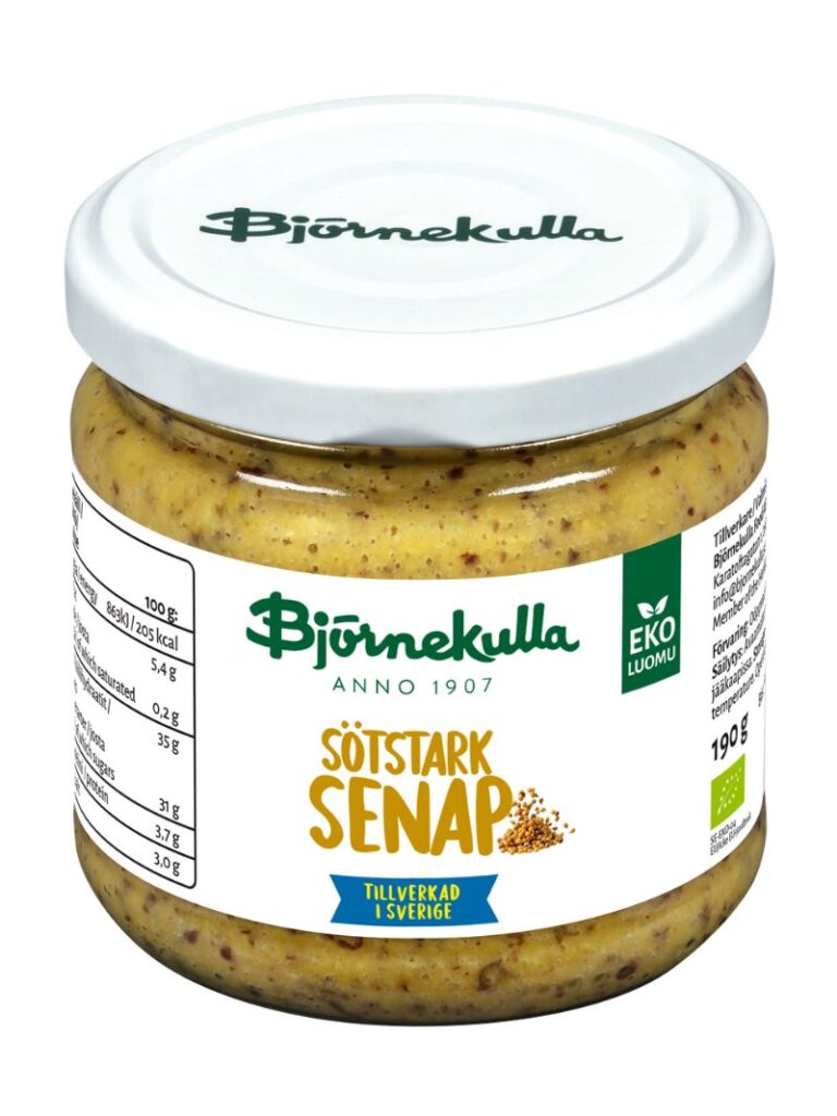 Björnekulla Sötstark Senap 190g